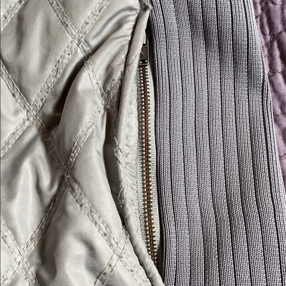 Prana Silver Diva Quilted Sherpa Lined Puffer Vest - Picture 7 of 7